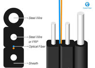 1 Fiber Singlemode 9/125 OS2, Metal Strength Member, LSZH Self-supporting FTTH Drop Cable GJYXCH