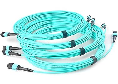 MPO - MPO Patch Cord Female - Female MultiMode OM3 10G 24 Core Optical Fiber Cable