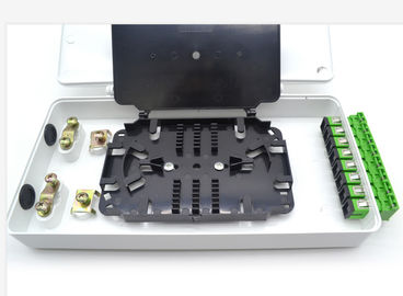 Durable 8 Port FTTH Fiber Optic Distribution Box Indoor Outdoor SC / LC Connector
